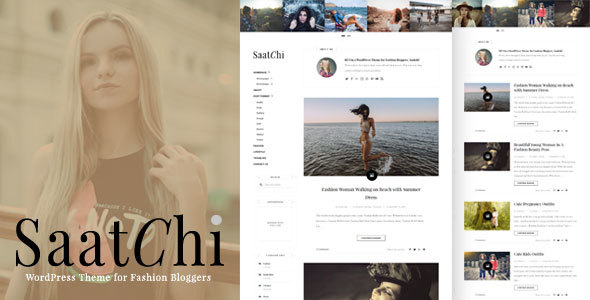 Saatchi - WordPress Theme for Fashion Bloggers Ryouta Prosper