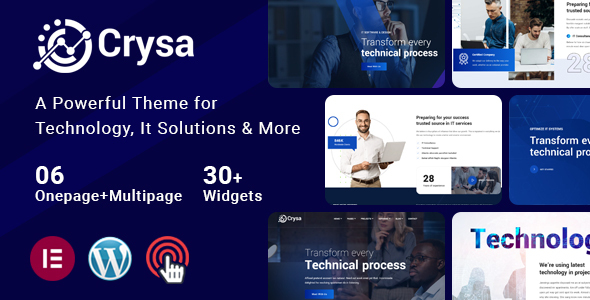 Crysa - IT Solutions WordPress Theme TFx ThemeFre