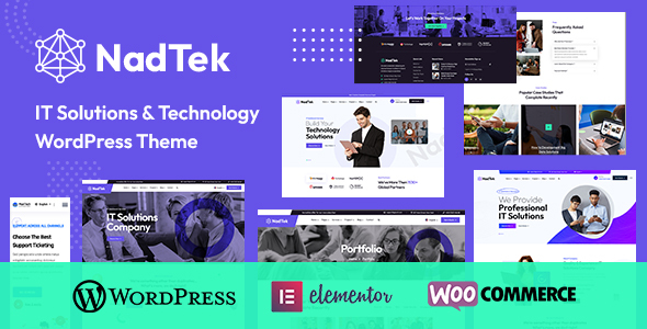 NadTek - IT Solutions amp Technology WordPress Theme TFx ThemeFre