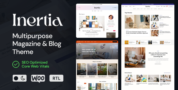 Inertia - Multipurpose Magazine amp Blog WordPress Theme TFx ThemeFre