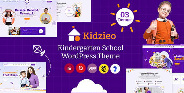 Kidzieo – Kindergarten School WordPress Theme TFx ThemeFre
