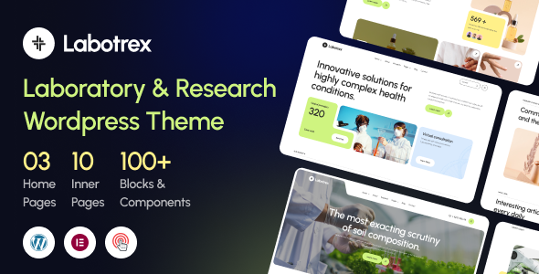 Labotrex - Laboratory amp Science Research WordPress Theme TFx ThemeFre
