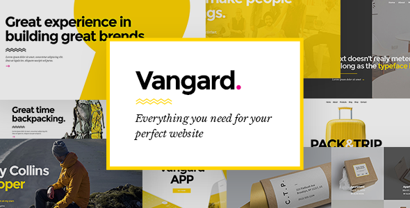 Vangard - A Theme for Freelancers and Agencies Chad Jiro