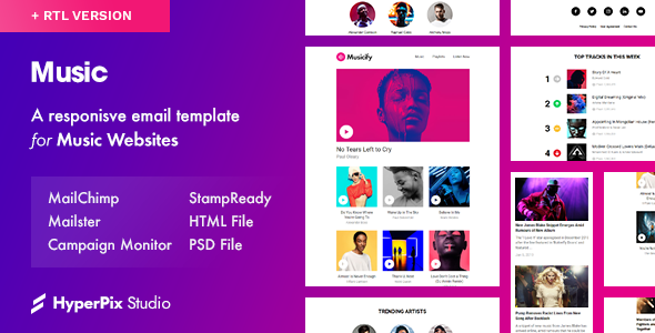 Music Email Template
       TFx Brandt Davey
