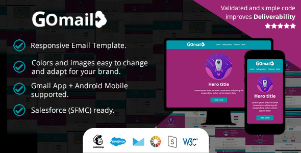 Responsive Email Template - Also in Gmail App (Android) - Salesforce (SFMC): Ready to Import
       TFx Tirta Myron
