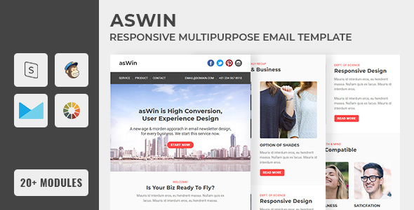 asWin - Email Newsletter Template
       TFx Aloysius Roscoe