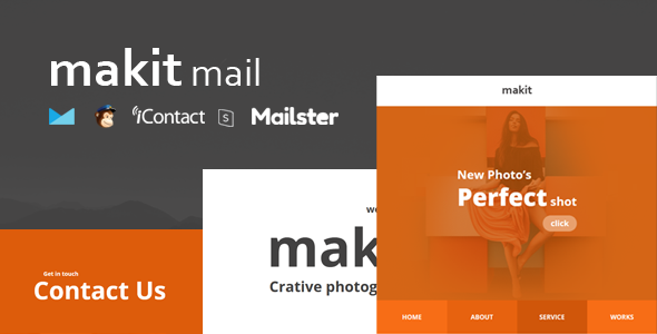 makit Mail - Responsive E-mail Template + Online Access + Mailster + MailChimp
       TFx Legend Clark
