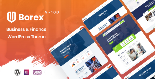 Borex - Business And Finance WordPress Theme TFx ThemeFre