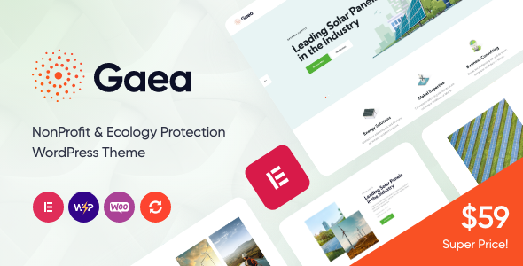 Gaea - NonProfit amp Ecology Protection WordPress Theme TFx ThemeFre