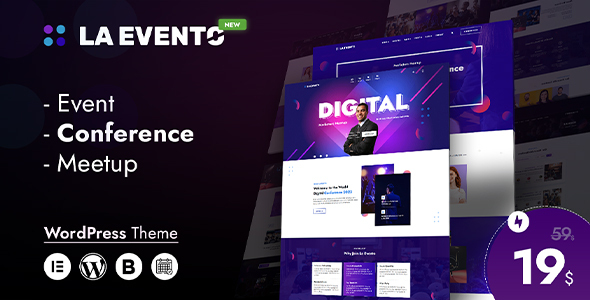 La Evento - An Organized Event WordPress Theme TFx ThemeFre