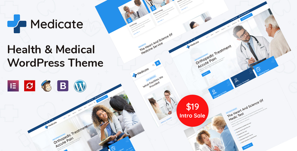 Medicate  Health amp Medical WordPress Theme TFx ThemeFre