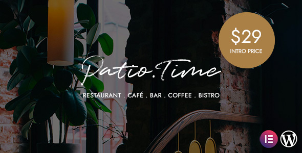 PatioTime - Restaurant WordPress Theme TFx ThemeFre