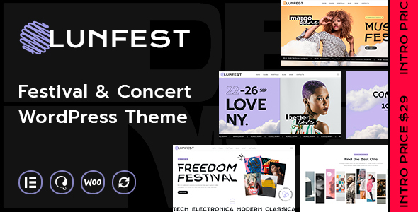 Lunfest - Festival amp Concert WordPress Theme TFx ThemeFre