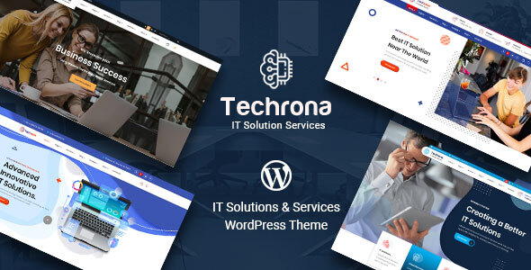 Techrona  IT Solutions amp WordPress Theme TFx ThemeFre