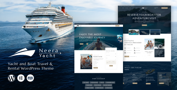 Neera – Yacht and Boat Travel amp Rental WordPress Theme TFx ThemeFre